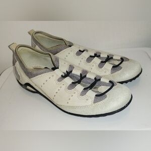 Ecco Vibrations 2 Comfort Sneakers in Leather Suede & Mesh EU37